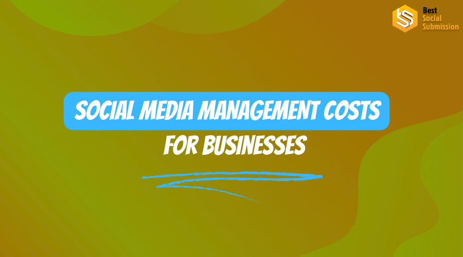 social media management costs for businesses