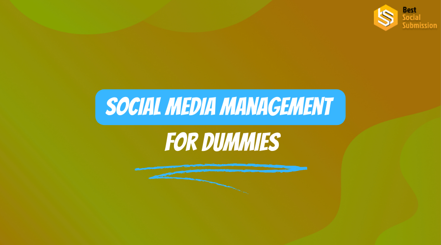 social media management for dummies